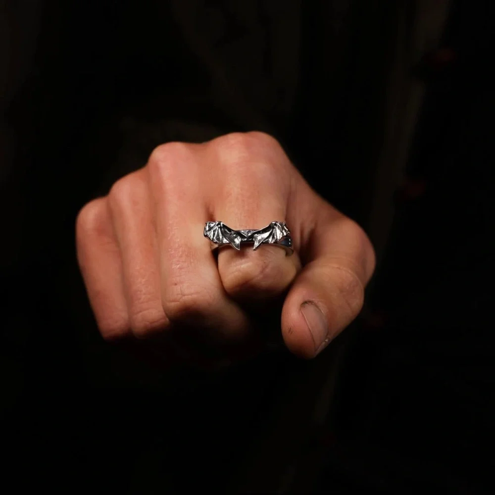 Hard Jewelry Deathwing Ring, Size 8